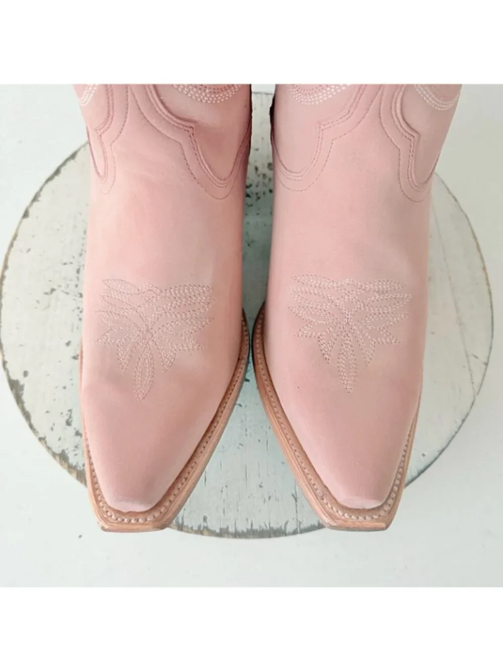 Lane SMOKESHOW Pink Cowboy Boots Western Cowgirl Mid Calf Tall Womens Size 9.5 - Picture 7 of 13